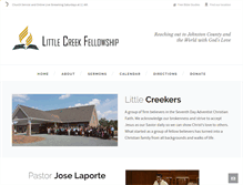 Tablet Screenshot of littlecreekfellowship.com